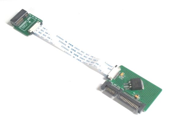 SSD to SATA Pin Flexible LIF Adapter Compatible with Air SSD – Right Angle