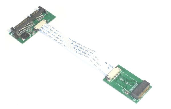 SSD to SATA 22 Pin Flexible LIF Adapter Compatible with an Air SSD -
